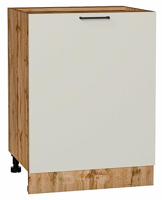 Шкаф нижний с 1-ой дверцей Флэт Cashmere In 2S/Дуб Вотан 816*600*478