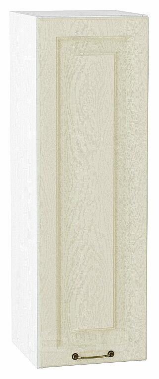 Шкаф верхний с 1-ой дверцей Ницца Дуб крем/Белый 920*300*318