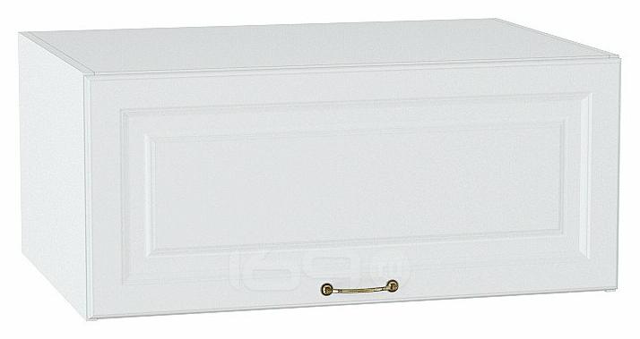 Шкаф верхний горизонтальный глубокий Ницца Белый/Белый 358*800*574