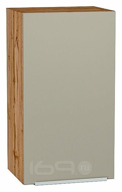Шкаф верхний с 1-ой дверцей Фьюжн Silky Grey Дуб Вотан 716*400*320