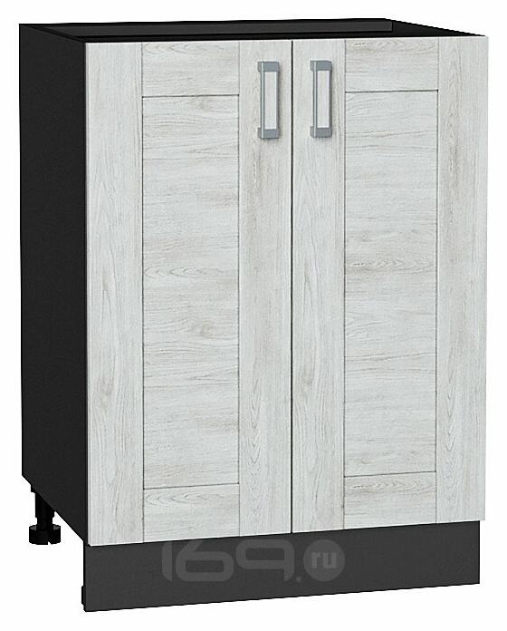 Шкаф нижний с 2-мя дверцами Лофт Nordic Oak/Graphite 816*600*480