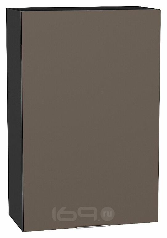 Шкаф верхний с 1-ой дверцей Терра Смоки Софт Graphite 920*600*318