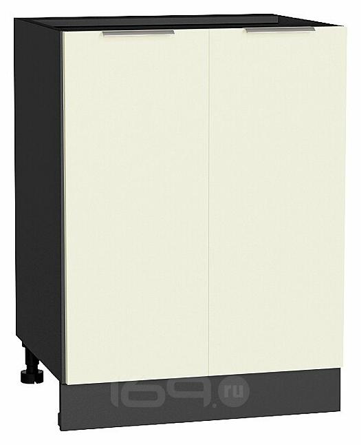 Шкаф нижний с 2-мя дверцами Терра Ваниль софт Graphite 816*600*478