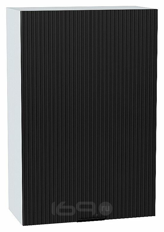 Шкаф верхний с 1-ой дверцей Евро Лайн Антрацит / Graphite 920*600*318