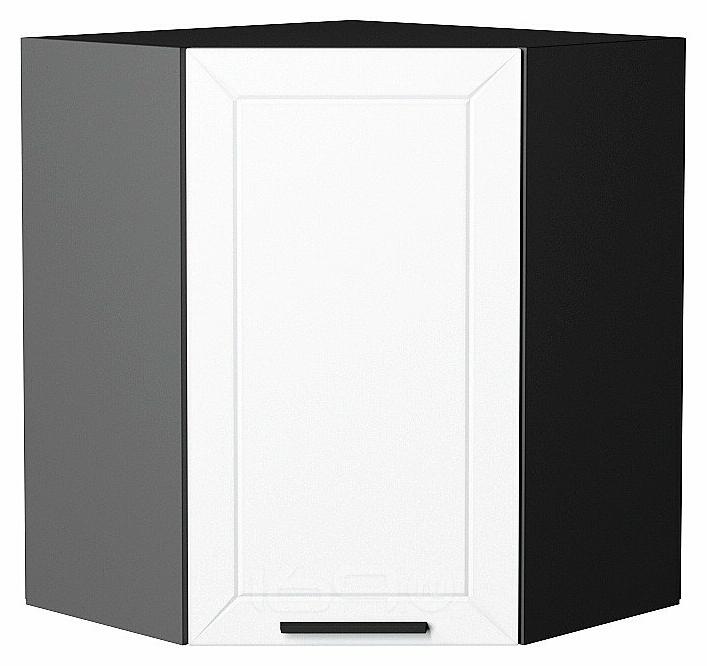 Шкаф верхний угловой Глетчер Айленд Силк Graphite 716*600*600