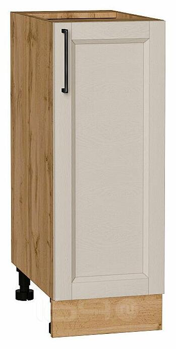 Шкаф нижний с 1-ой дверцей Сканди Cream Silkwood/Дуб Вотан 816*300*480