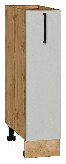 Шкаф нижний бутылочница Сканди Grey Silkwood/Дуб Вотан 816*200*480