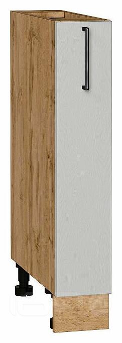 Шкаф нижний бутылочница Сканди Grey Silkwood/Дуб Вотан 816*150*480