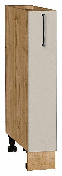 Шкаф нижний бутылочница Сканди Cream Silkwood/Дуб Вотан 816*150*480