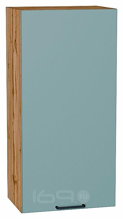 Шкаф верхний с 1-ой дверцей Флэт Grey-green In 2S/Дуб Вотан 920*450*318