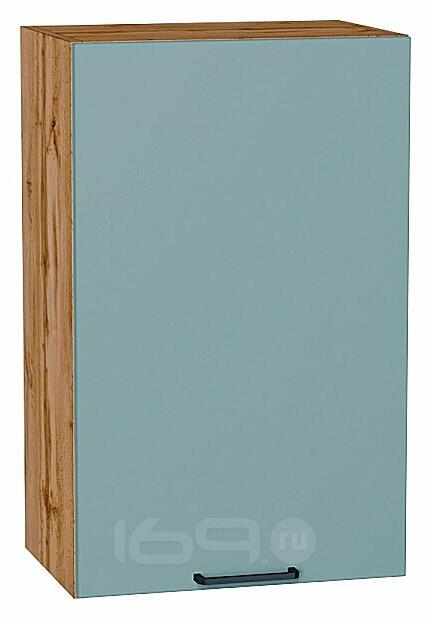 Шкаф верхний с 1-ой дверцей Флэт Grey-green In 2S/Дуб Вотан 716*450*318