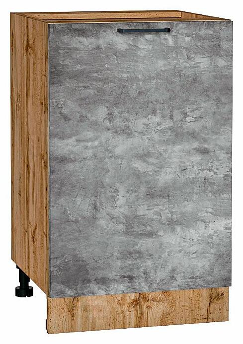 Шкаф нижний с 1-ой дверцей Флэт Temple Stone 2S/Дуб Вотан 816*500*478