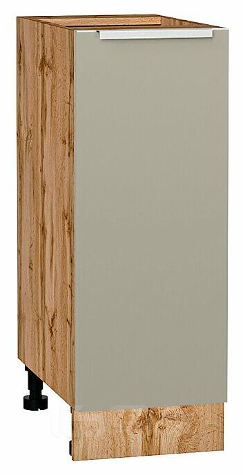 Шкаф нижний с 1-ой дверцей Фьюжн Silky Grey Дуб Вотан 816*300*480