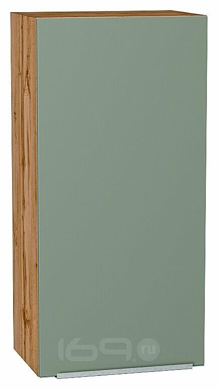 Шкаф верхний с 1-ой дверцей Фьюжн Silky Mint Дуб Вотан 920*450*320