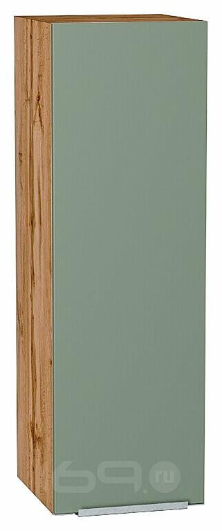 Шкаф верхний с 1-ой дверцей Фьюжн Silky Mint Дуб Вотан 920*300*320