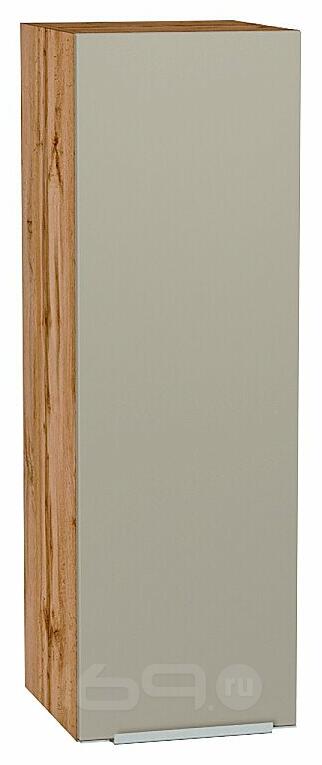 Шкаф верхний с 1-ой дверцей Фьюжн Silky Grey Дуб Вотан 920*300*320