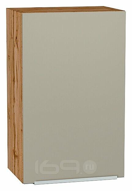 Шкаф верхний с 1-ой дверцей Фьюжн Silky Grey Дуб Вотан 716*450*320