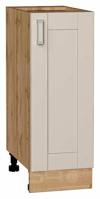 Шкаф нижний с 1-ой дверцей Лофт Cream Silk/Дуб Вотан 816*300*480