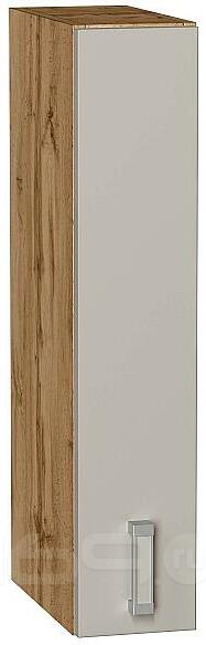 Шкаф верхний бутылочница Лофт Grey Silk/Дуб Вотан 716*150*320