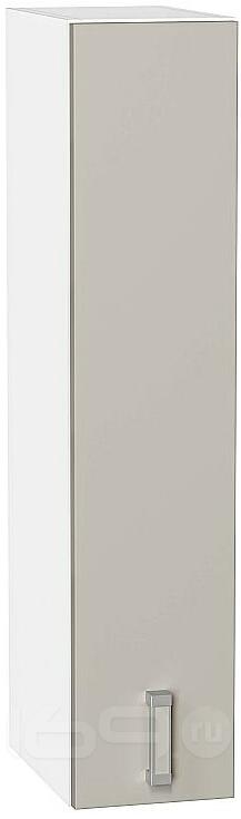 Шкаф верхний бутылочница Лофт Grey Silk/Белый 920*200*320