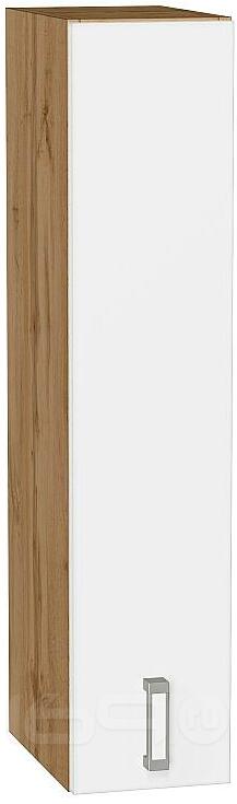 Шкаф верхний бутылочница Лофт White Silk/Дуб Вотан 920*200*320