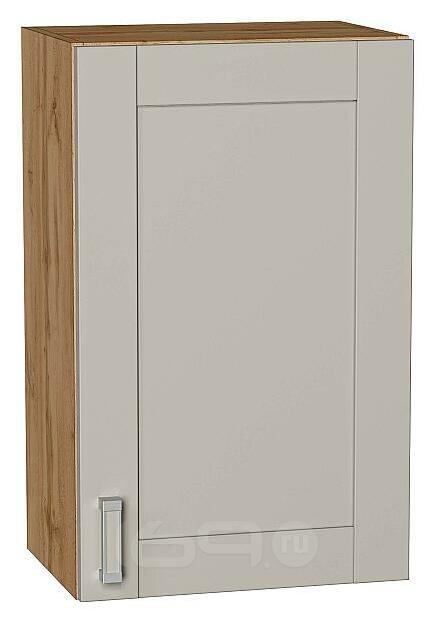 Шкаф верхний с 1-ой дверцей Лофт Grey Silk/Дуб Вотан 716*450*320