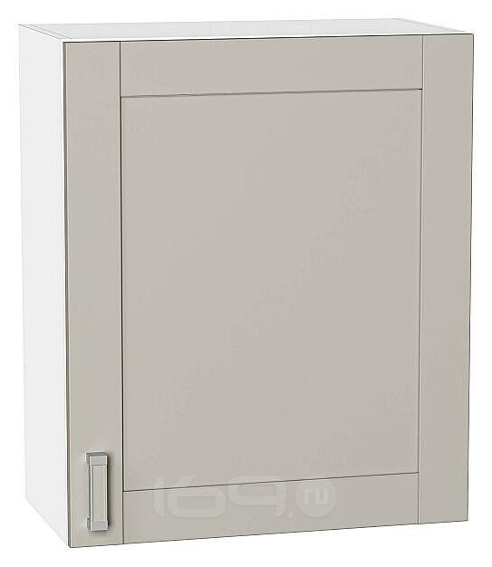 Шкаф верхний с 1-ой дверцей Лофт Grey Silk/Белый 716*600*320