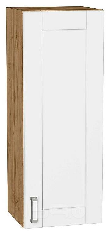 Шкаф верхний с 1-ой дверцей Лофт White Silk/Дуб Вотан 920*350*320