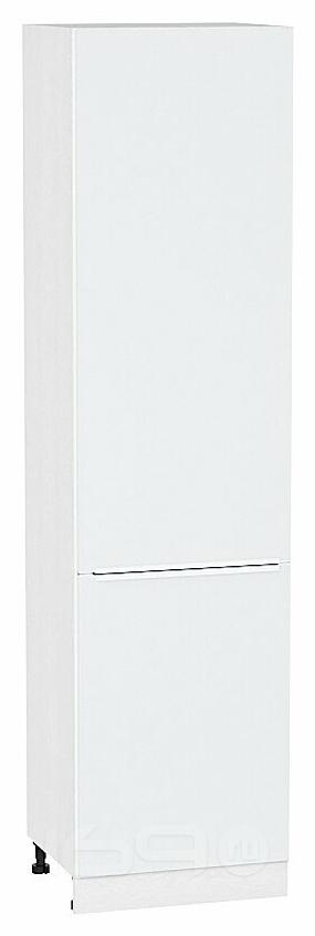 Шкаф пенал с 2-мя дверцами Фьюжн Silky White Белый 2336*600*576