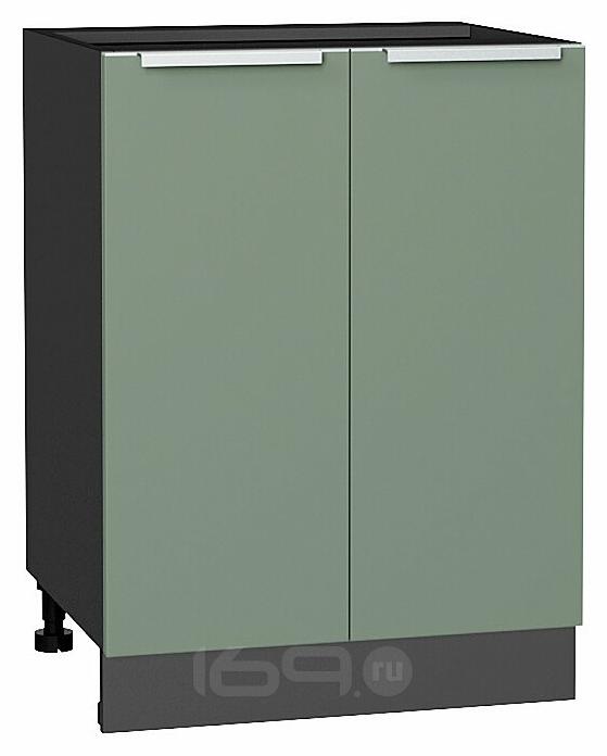 Шкаф нижний с 2-мя дверцами Фьюжн Silky Mint Graphite 816*600*480