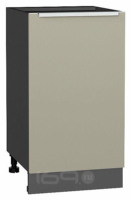 Шкаф нижний с 1-ой дверцей Фьюжн Silky Grey Graphite 816*450*480