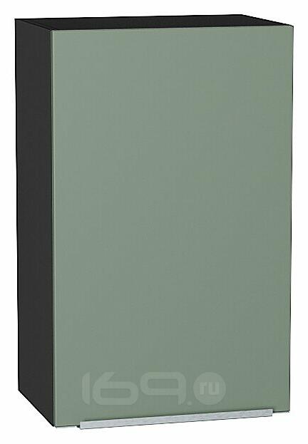 Шкаф верхний с 1-ой дверцей Фьюжн Silky Mint Graphite 716*450*320