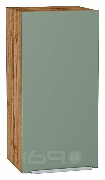 Шкаф верхний с 1-ой дверцей Фьюжн Silky Mint Дуб Вотан 716*350*320