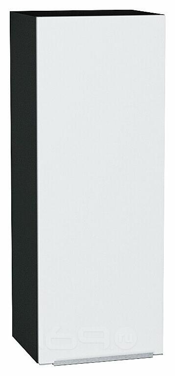 Шкаф верхний с 1-ой дверцей Фьюжн Silky White Graphite 920*350*320