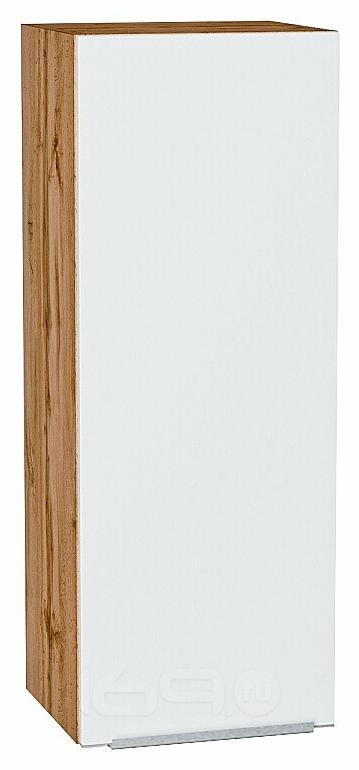 Шкаф верхний с 1-ой дверцей Фьюжн Silky White Дуб Вотан 920*350*320