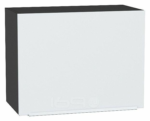 Шкаф верхний горизонтальный Фьюжн Silky White Graphite 460*600*318