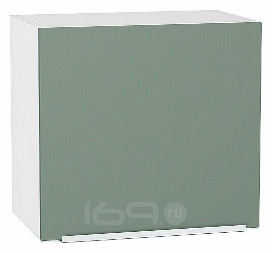 Шкаф верхний горизонтальный Фьюжн Silky Mint Белый 460*500*318