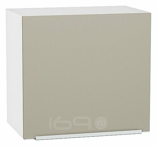 Шкаф верхний горизонтальный Фьюжн Silky Grey Белый 460*500*318