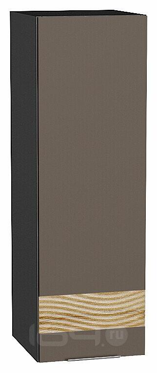 Шкаф верхний с 1-ой дверцей Терра DR Смоки Софт Graphite 920*300*318