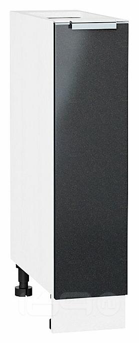 Шкаф нижний с 1-ой дверцей Фьюжн Anthracite Белый 816*200*480