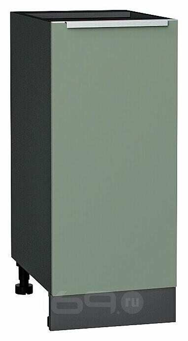 Шкаф нижний с 1-ой дверцей Фьюжн Silky Mint Graphite 816*350*480
