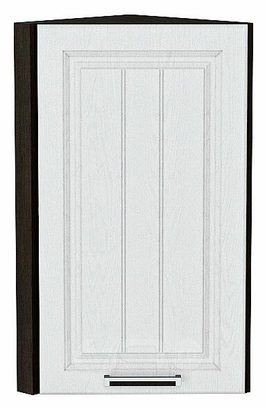 Шкаф верхний торцевой Прага Белое дерево Graphite 716*300*304