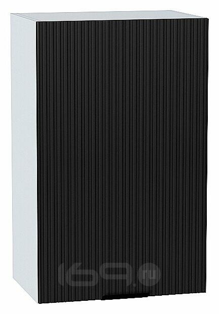 Шкаф верхний с 1-ой дверцей Евро Лайн Антрацит / Graphite 716*450*318
