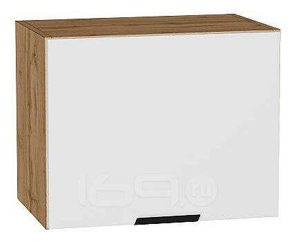 Шкаф верхний горизонтальный Евро Белый/Дуб Вотан 358*450*318