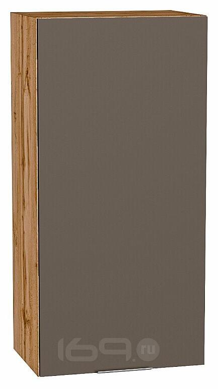 Шкаф верхний с 1-ой дверцей Терра Смоки Софт Дуб Вотан 920*450*318