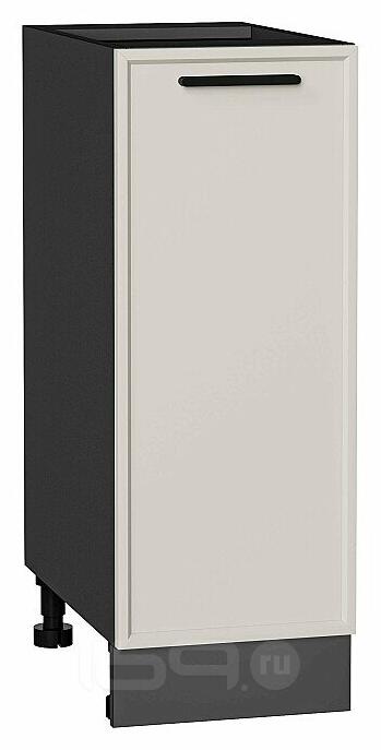 Шкаф нижний с 1-ой дверцей Фрейм Cream Silk Graphite 816*300*484