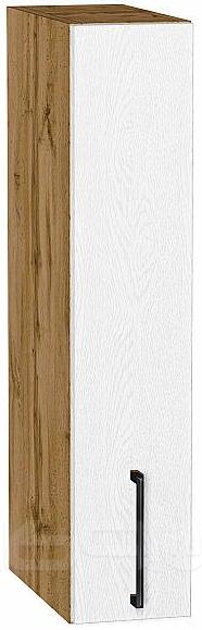 Шкаф верхний бутылочница Сканди White Silkwood/Дуб Вотан 716*150*320