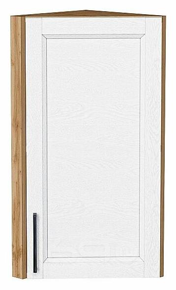 Шкаф верхний торцевой Сканди White Silkwood/Дуб Вотан 716*300*306