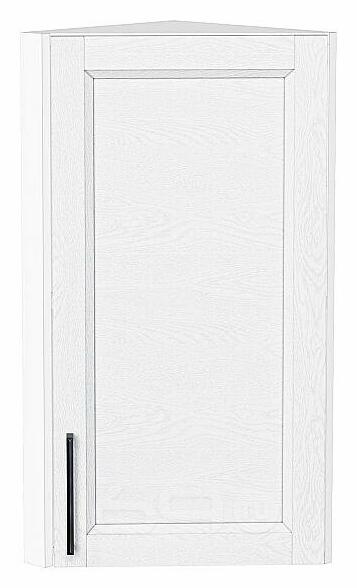 Шкаф верхний торцевой Сканди White Silkwood/Белый 716*300*306