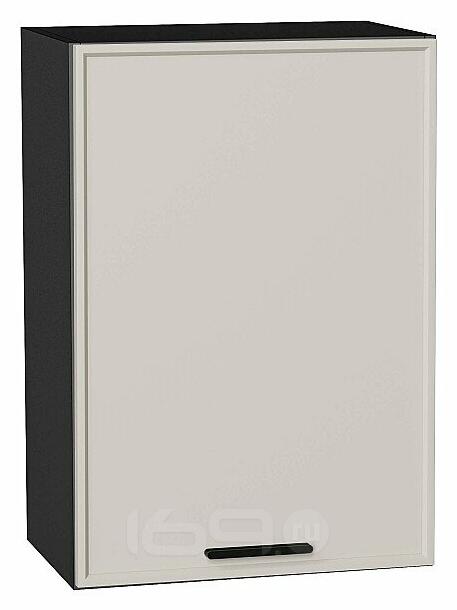 Шкаф верхний с 1-ой дверцей Фрейм Cream Silk Graphite 716*500*324